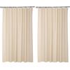 Douceur d'Intérieur 1 Tenda da Doccia in Materiale PEVA 180 x 200 cm, Stagno, Grigio, 180 x 200 (Confezione da 2)
