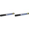 Rayher - Pennarello per Tessuti con Glitter, Punta Tonda, 1-2 mm Nero (Confezione da 2)