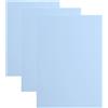 Vaessen Creative Florence Cartoncini, Blu, 216 g/m, 10 Pezzi, Liscia, per Scrapbooking, creazione di Biglietti, punzonatura e Altri lavori di Carta, Acqua, A4 DIN (Confezione da 3)