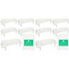 Talking Tables Table Kind 5 x Tovaglia Monouso In Carta Bianca Semplice Per Feste Di Compleanno Matrimoni Catering Ristoranti Anniversari FSC Riciclabile 180 Cm X 120 cm (Confezione da 2)