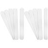 Rayher 34460102 Spatola di Plastica, Bianco, 14,8 X 1,8 Cm, 5 Pezzi, Angoli Arrotondati, per Mescolare Materiali Creativi Come Calcestruzzo Creativo, Polvere da Colata Raysin, Resina (Confezione da 2)