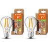 LEDVANCE Lampadina Led a Risparmio Energetico, Lampadina a Filamento, E27, Bianco Caldo, 3000K, 5 Watt, Sostituisce La Lampadina da 75W, Efficiente E a Risparmio Energetico, Confezione da 2