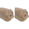 IPEA Tessuto in Cotone Popeline Beige - 200 cm x 150 cm - Made in Italy - Tessuto al Metro per Cucito, Abbigliamento, Fodere, Arredamento, Accessori, Patchwork, Stoffa Tinta Unita per Cucire