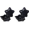 Zenker Set da 2 Mini tortiere a Forma di Stella, per tortini, materiale con rivestimento antiaderente, resistente ad alte temperature fino a 230 °C, dimensioni 11,5x11,5x3,5 cm (Confezione da 2)