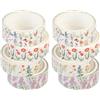 Grupo Erik: Washi Tape Decorativo Wild Flowers, Set 4 Nastri Adesivi colorati, 1,5 cm x 3 m, Nastro Washi per Scrapbooking, Washi Tape Stickers, Botanical Wild Flowers Collection (Confezione da 2)