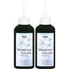 KREUL 42774 - Colore per finestre Vernice per contorni di finestre Nero flacone da 80 ml Per una migliore delineazione del modello Per superfici lisce (vetro, specchio, piastrelle) (Confezione da 2)