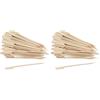 Fackelmann Set di 100 bastoncini per fingerfood - Spiedini in legno per piccoli snack - 50 picchetti per feste per tartine, cannapee, finger food ecc. - circa 15 cm di lunghezza