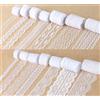 ilauke Nastro in pizzo bianco, 14 rotoli di pizzo vintage da 0,6 a 5,3 cm con motivi assortiti per cucito, artigianato, nastro di nozze, nastro di fiori, 3,28 m ciascuno