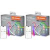 LEDVANCE Smart+ Striscia LED con tecnologia WiFi per interni, kit estensione da 1 metro, colore della luce variabile (2700-6500K), colori RGBW variabili, funziona con Alexa, Google, app SMART+