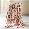 Catherine Lansfield Woodland Gonks - Coperta in pile, 130 x 170 cm, colore: Naturale