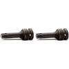 Beta 720TX 40 - Chiavi a bussola maschio per viti con impronta Torx con attacco quadro femmina 1/2 fosfatate (Confezione da 2)