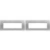 Bticino LNA4807TE Placca 7 Moduli, Grigio Tech (Confezione da 2)