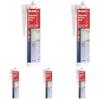 Fischer Sigillante Multiuso Acrilico Sa 310, Ottimo Per Supporti Porosi, Muro, Legno, Cartongesso, Inodore, 9386, Bianco (Confezione da 5)