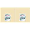 Maxmeyer Smalto All'Acqua Poliuretanico Satinato Bianco Panna 0,75 L (Confezione da 2)