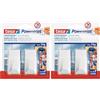 Tesa Powerstrips Hooks L rectangular white (Confezione da 2)