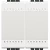 BTicino SN4003NF Livinglight Deviatore, 1P, 16 A, 1 m, Bianco, 1 Pezzo (Confezione da 2)