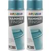 DUPLI-COLOR 467417 HAMMER FINISH Blu 400 ml (Confezione da 2)