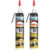 Pattex Millechiodi Forte & Rapido Kiwi, adesivo di montaggio multimateriale per sostituire chiodi al muro, adesivo extra forte in un nuovo formato più facile, 1x260g (Confezione da 2)