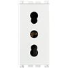 Vimar 0R19203.B Presa 2P+T 16A P17/11, Bianco (Confezione da 5)
