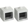 BTicino S25502E Custodia per Esterno, Bianco, 2 Moduli (Confezione da 2)