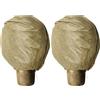 Windhager Cappa Invernale in Tessuto Non Tessuto Protect XL, Protezione dal Freddo, antigelo per Piante, Telo di Copertura Invernale, 1,1 x 1,1 m, Beige (Confezione da 2)
