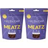 catz finefood Meatz - Snack per gatti Essential Mix - Strisce croccanti dei più popolari tipi di carne, per persone allergiche senza zucchero, senza cereali (1 x 45 g) (Confezione da 2)