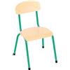 MOJE BAMBINO Sedia Per La Scuola Dell' Infanzia Bambino Misura 2 H 31 cm. Verde