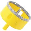 Aohhy Sega a Tazza Diamantata 68mm con Punte Guida, Professionale Vacuum Brasato Punte per Trapano Diamantate per Piastrelle, Porcellana, Vetro, Marmo e Ceramica