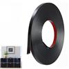 ddckj Modanatura Adesiva per Pareti 12M Nero Modanature Adesive Flessibile PVC Cornice per Specchio Finestre Pareti Armadi Bordi delle Piastrelle