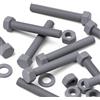 Caterpillar Red 50 x bulloni PVC grigi a testa esagonale M6 x 40 mm, dadi e rondelle