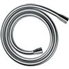 Schläfer 806490 | Flessibile per Doccia 1,6 metri Universale in PVC Tubo Doccia Antitorsione Attacco Standard 1/2 Connessioni in Ottone Flessibile Antipiega Antilegionella Lux Argento