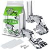 ONIX TECH 2 Pezzi Cerniere Maniglia Porta Frigorifero con Codice Originale 00481147 481147 per Bosch per Siemens 407131425/8 per AEG per Electrolux 5546050 per Miele - Kit Comprende 2 Viti 2 Tappi