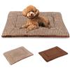 BVAGSS Cuscino per Cane Reversibile, Ultra Morbido Materassino Lavabile, Ortopedico Letto per cani Cuscino Cane Memory Foam Suave y Cálido XH079 (60x45x4cm,Brown)