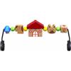 iGRATENS Baby Bjorn Bouncer Toy Bar, giocattolo per bambini buttafuori morbido e felicità, facile da attaccare e rimuovere, materiali adatti ai bambini, design emozionante per bambini curiosi