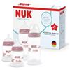 NUK First Choice Biberon | 0-3+ mesi | 150 ml & 300 ml | Biberon anti-colica | PP | Indicatore di controllo della temperatura | Koala | Confezione da 4