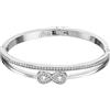 LOTUS STYLE Bracciale Donna Acciaio Inossidabile LS2088-2/2 Infinito - Bracciale Sofisticato con Lucidatura e Finitura Raffinata 6,1 cm - Ideale come Regalo Compleanno - Occasioni Speciali