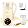 Strixorn Macchina per il latte di soia da 1400 ml, macchina per il latte di soia con 16 lame e 9 funzioni, macchina per il latte d'avena per latte di mandorla, latte vegetale, bevande a base di cereali, pulizi