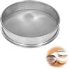 EnixwH 20 CM 150 Mesh Setaccio Farina Passino Acciaio Inox Setaccio da Cucina Strainer Riutilizzabile per Zucchero Scolare Colino Riso Cereali Frutta Verdura Pasta Farina Spezie Verdure