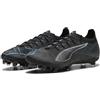 Puma Ultra 5 PRO FG/AG - Scarpe da Calcio Unisex, Puma White-Puma Black-Glowing Red,