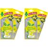 Arbre Magique Duo Pack Lemon - Profumatore per Auto - Fragranza Lemon - 7 Settimane di Energia e Freschezza - Durata Costante - Miscela di Aromi Sorprendenti (Confezione da 2)
