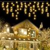HappiHause Stringa Catene luminose LED di 5m con 200 LED, Tenda Luminosa con timer, 8 modalità, ideale per interni ed esterni, feste, matrimoni, balconi, giardini e decorazioni natalizie