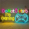 VYXIN Cartello luminoso al neon Non disturbare, sto giocando Cartello luminoso al neon da gioco, luci al neon LED per il gioco, adatto per decorare luoghi come sala giochi, stanza dei giochi, camera