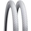 YUNSCM 2-PCS 700C Pneumatici per bici da strada 700x38C 40-622 pneumatici bianchi compatibili con 700x36C 700x37C 700x38C 700x39C 700x40C pneumatici per bici da strada (Y-1512)