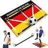 YAOZUP Tappetino da Calcio Allenamento 60x90cm, Calcio Tappeto Allenamento, Antiscivolo e Silenzioso, Tappeto Allenamento Calcio Adatto Interni/Esterni