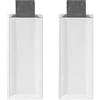 Sinbana 2pz Affilatrice per Pattini da Ghiaccio, 10x2,5x0,6cm Grana Fine Pietra Affilare i Pattini da Hockey su Ghiaccio con Custodia in PU Strumento di Manutenzione Professionale per Affilare le Lame