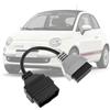 AMHTDOL Adattatore OBD2 MultiECUScan A6, Compatibile con Fiat, Jeep, Chrysler, Dodge, Lancia,controller di parcheggio, sterzo elettrico,per cavo diagnostico Fiatecuscan OBD, Grigio
