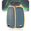 LELNOOS Cover Chiave Auto, Silicone Custodia Chiave Protettiva Copri Chiavi per Ford Ranger Raptor Wildtrak F150 S-Max Transit Tourneo Custom Connect Courier Mustang Ecosport Mondeo Edge Kuga Focus