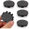 YueJieSelected 4 coprimozzo coprimozzo, coprimozzo 56 mm, copricerchioni, copricerchioni, OD 56 mm, ID 53 mm, coprimozzo auto, accessori universali per la modifica dell'auto, colore nero