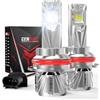 Cenmoll Lampadina HB5 9007 Led, 140W 36000LM luminosità 700% angolo del fascio regolabile a 360 gradi, 6000K bianco freddo Lampada HB5 Led 12V 24 V driver Canbus integrato Plug & Play, 2 Pz