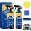 Yooyan 2 pezzi di agente di rivestimento ad effetto rapido, spray di rivestimento per auto ad alta protezione 3 in 1, rivestimento per auto multifunzionale per rimuovere i graffi, rimozione dei graffi